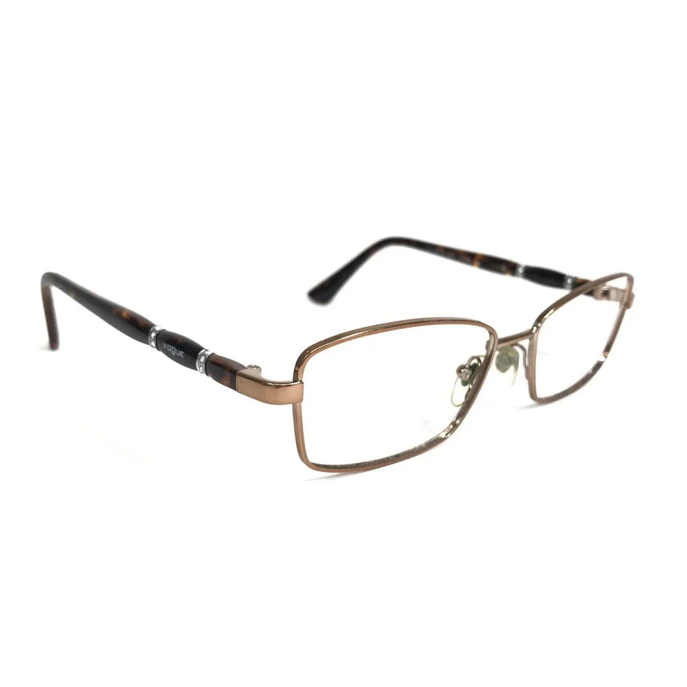 Vogue Eyeglasses Frames VO 3922-B 939 Tortoise Copper Gold Rectangular 52-16-135